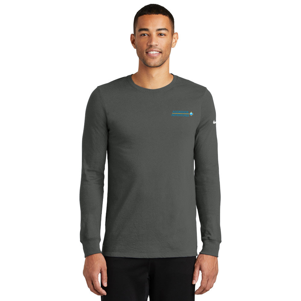 Nike Dri-FIT Cotton/Poly Long Sleeve Tee