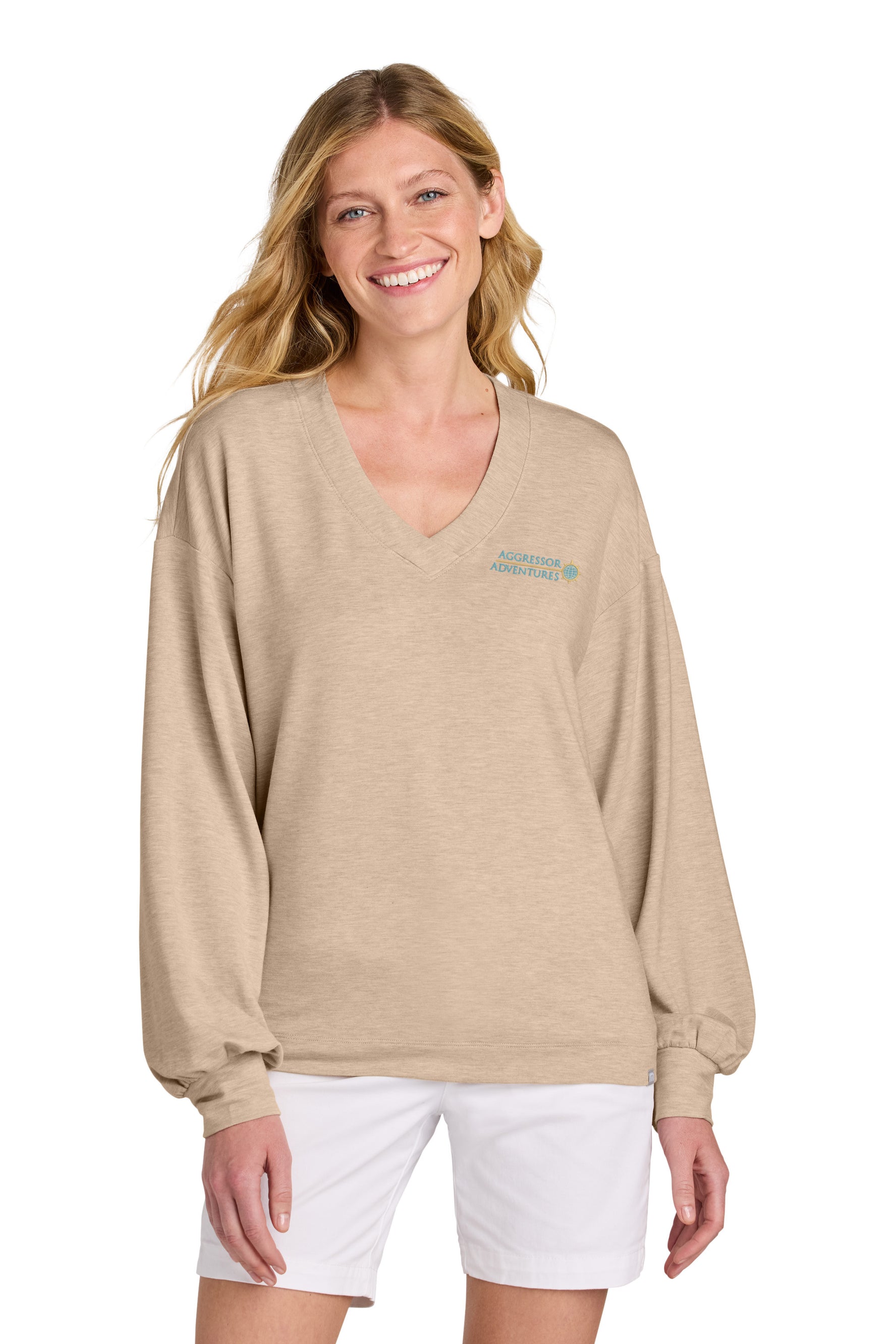 TravisMathew Women’s Long Weekend V-Neck