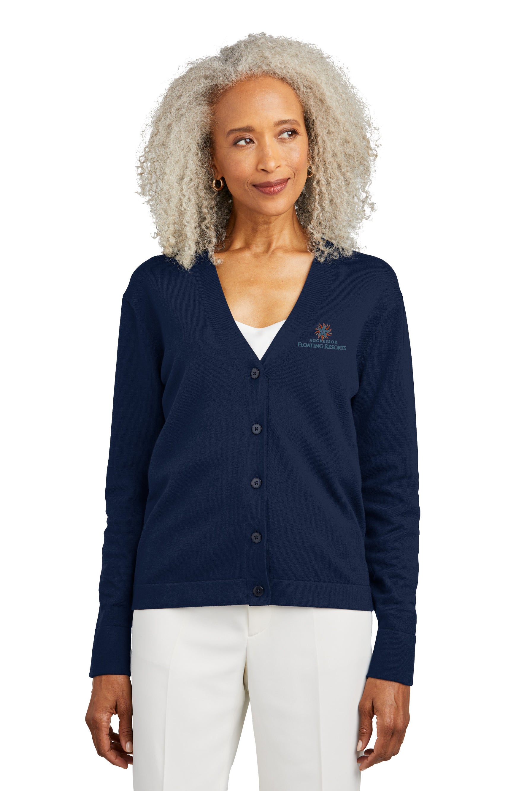 Brooks Brothers® Women’s Cotton Stretch Cardigan Sweater