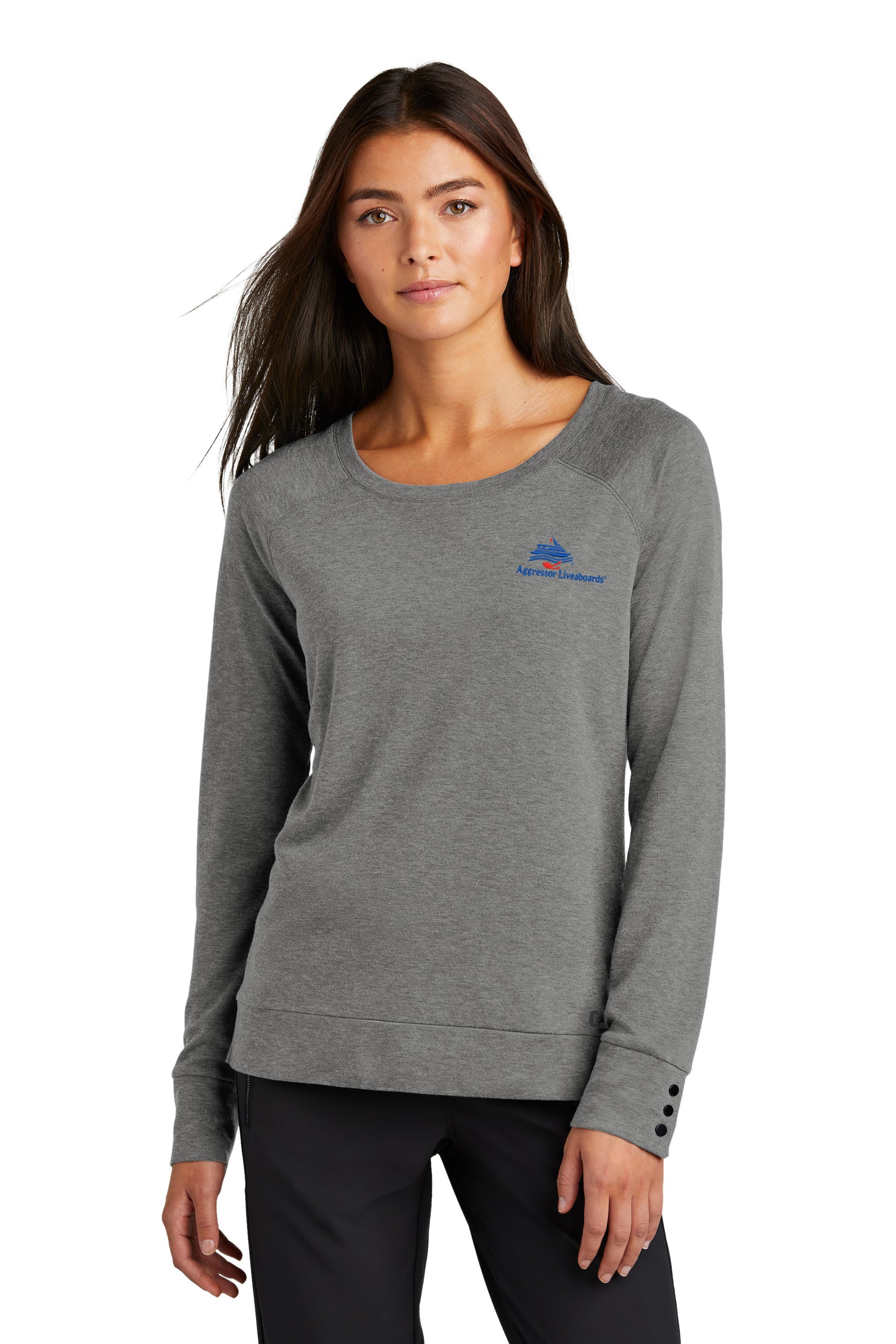 OGIO® Women's Command Long Sleeve Scoop Neck