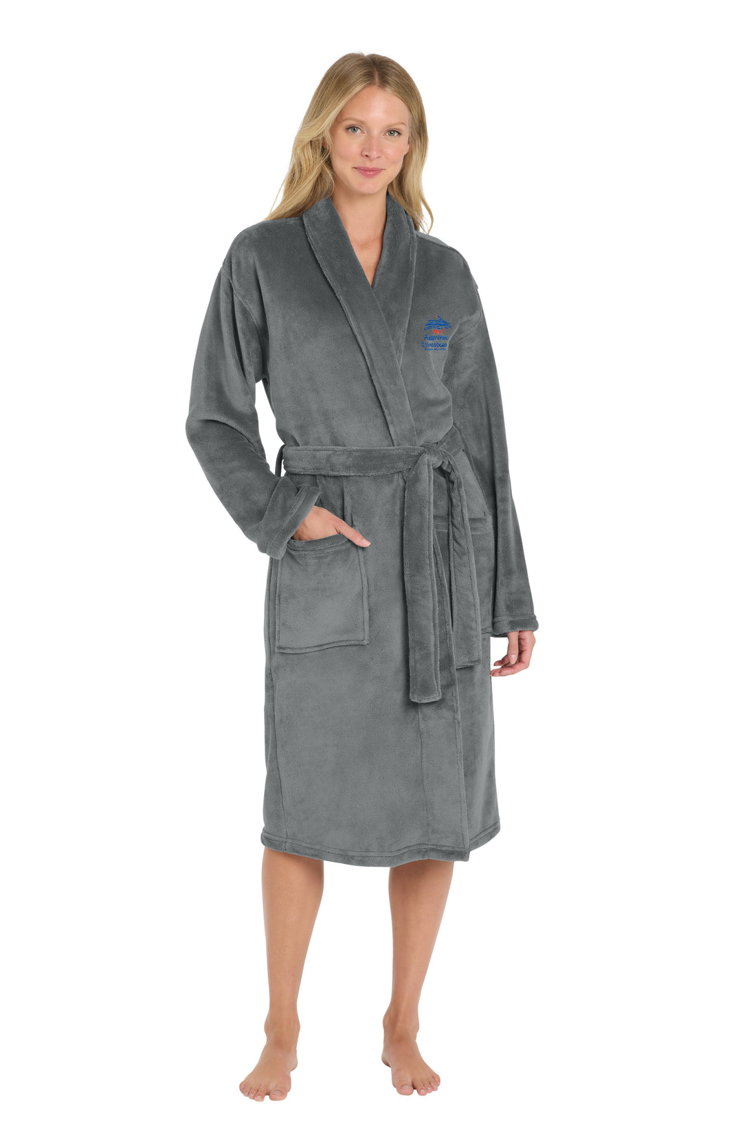 Port Authority® Plush Microfleece Shawl Collar Robe