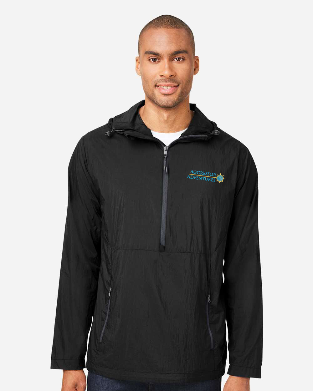 North End Men's Aura Lightweight Packable Anorak