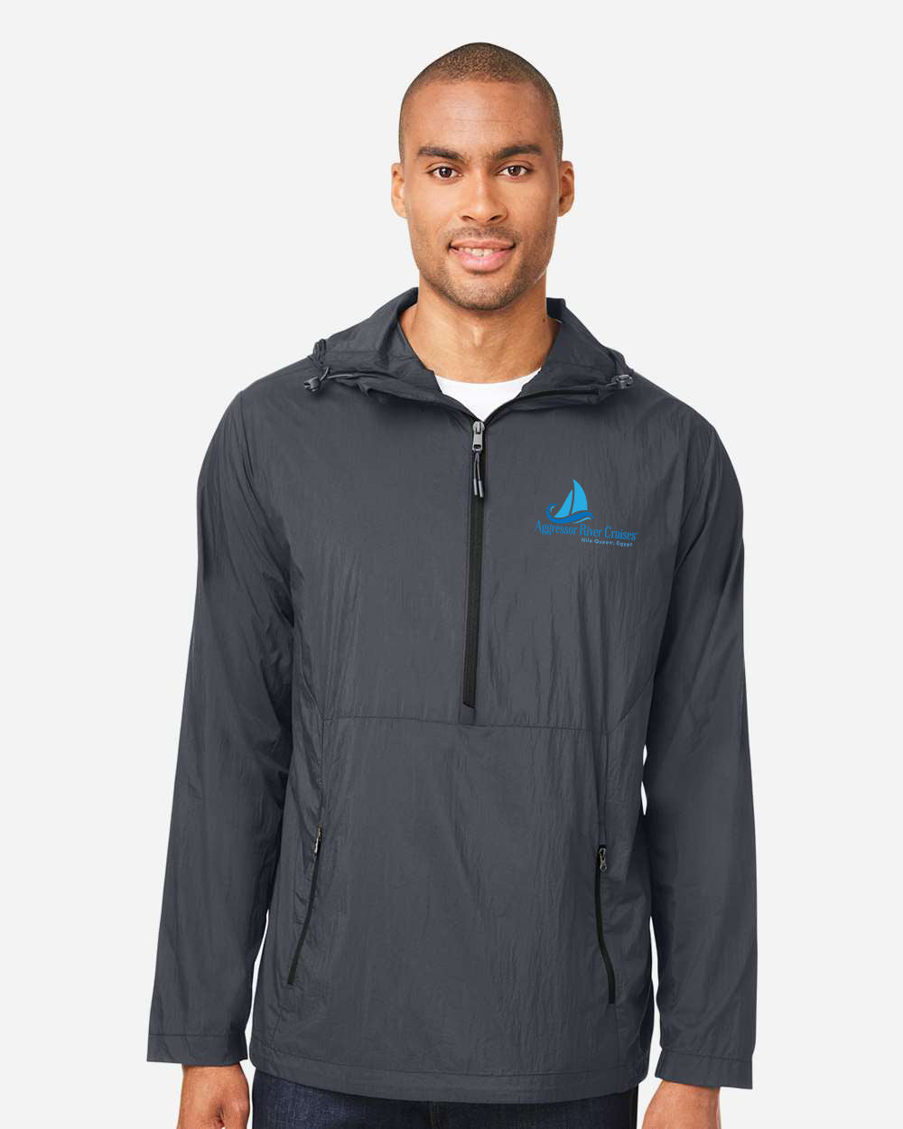 North End Men's Aura Lightweight Packable Anorak