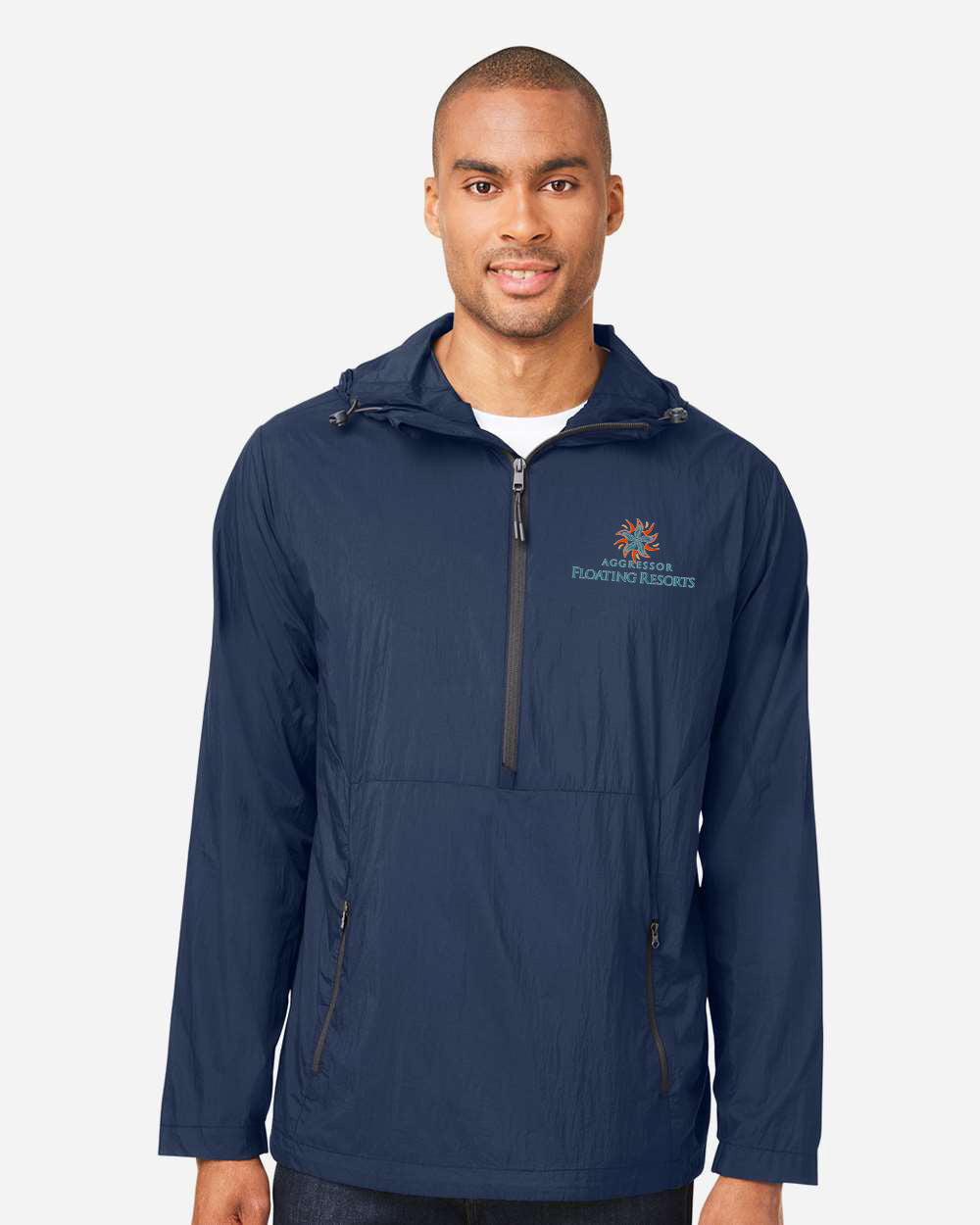 North End Men's Aura Lightweight Packable Anorak