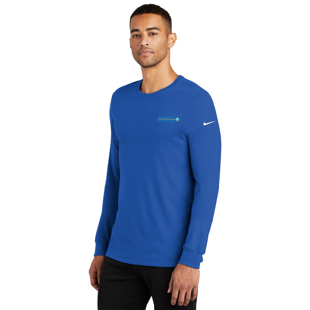 Nike Dri-FIT Cotton/Poly Long Sleeve Tee