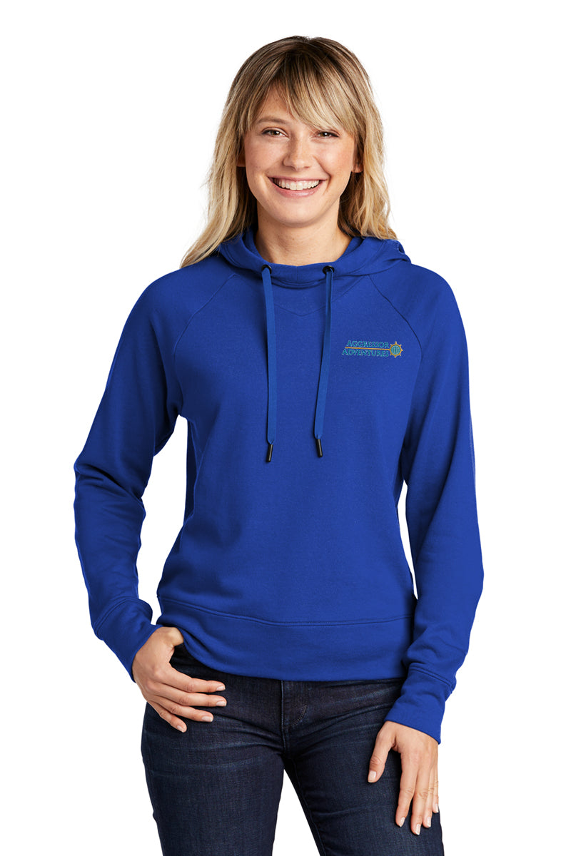 Ladies Lightweight French Terry Pullover Hoodie