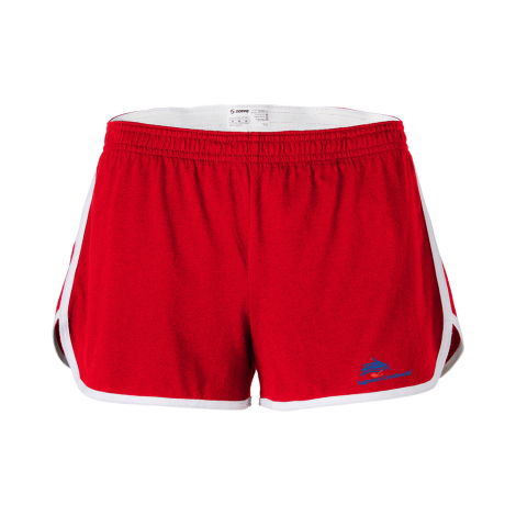 Soffe Womens Dolphin Short-red-X-Small