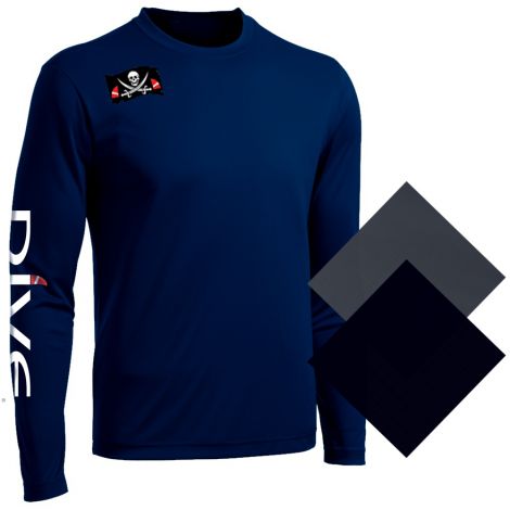 Pirate and Dive Gear Long Sleeve shirt