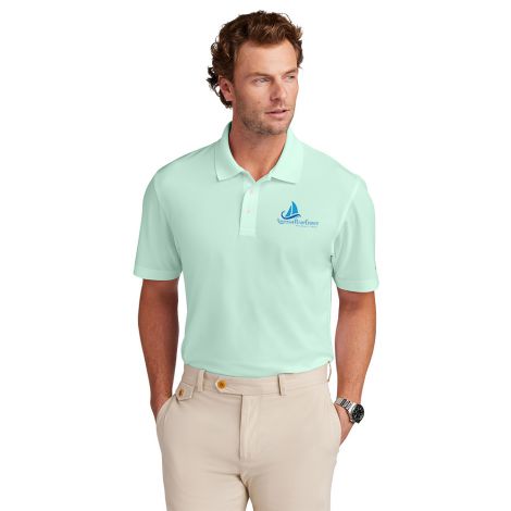 Brooks Brothers® Mesh Pique Performance Polo-Soft Mint-Small