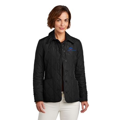 Brooks Brothers® Women’s Quilted Jacket-Deep Black-Small