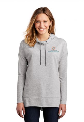 Women’s Featherweight French Terry ™ Hoodie- Light Heather Grey-Small