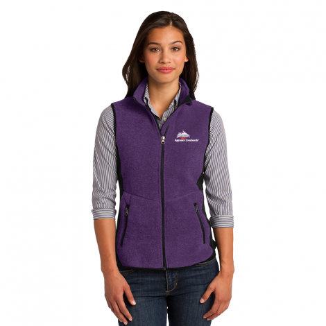 Pro Fleece Full-Zip Vest-purple-X-Small