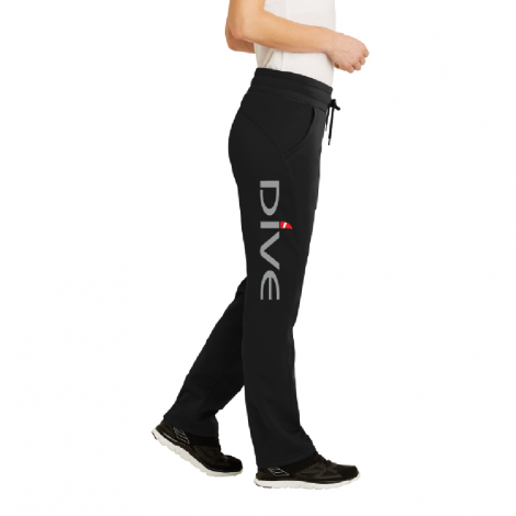 Ladies Sport-Wick® Fleece Pant-black-Small
